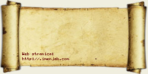 Mina Damjanović vizit kartica